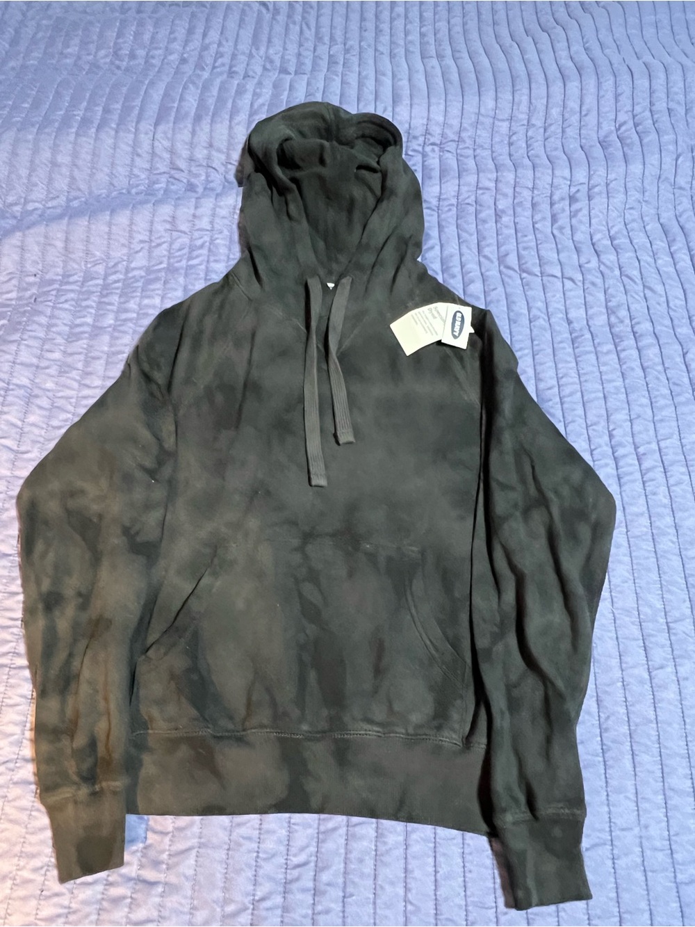 Old Navy Specially Dyed Hoodie Charcoal Grey Tie Dye Sweatshirt XS 673768-04-1